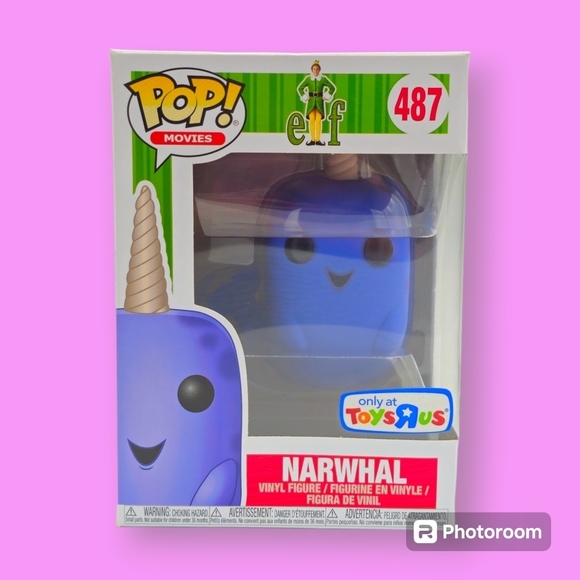 Funko Other - Funko POP! Elf Narwhal #487 Toys R Us Exclusive Vinyl Figure